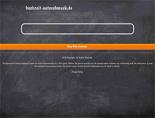 Tablet Screenshot of hochzeit-autoschmuck.de